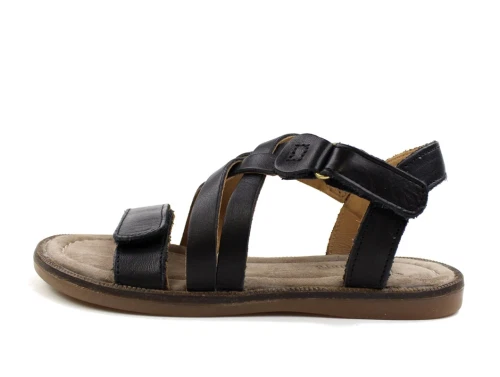 Bisgaard sort sandal Clea